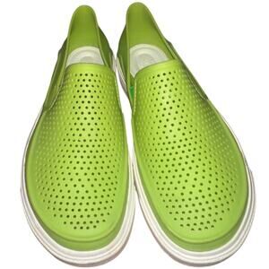 Crocs Kids Green Slip-On Shoes | Approx. 6–6.5” Insole (See Measurements)